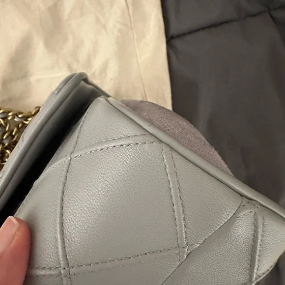 Tory Burch Fleming Soft Convertible Shoulder Bag – Bay Gray - Picture 13 of 16